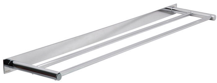 ADORA® dobbel håndklestang 60 cm krom